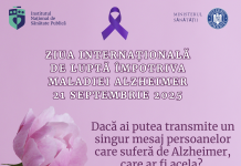 Ziua Internațională de Luptă împotriva maladiei Alzheimer  – 21 septembrie 2025